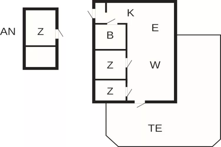 6 persoons vakantie huis in Slagelse-Plattegrond