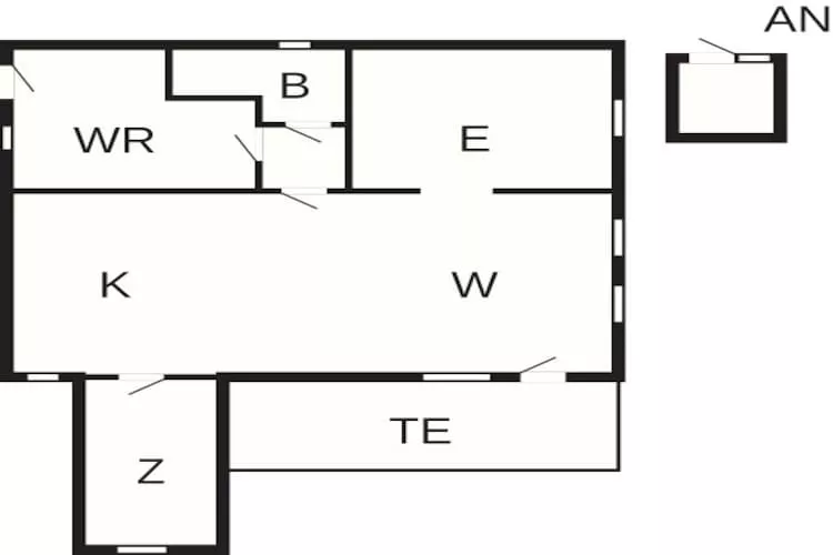 6 persoons vakantie huis in Føllenslev-Plattegrond
