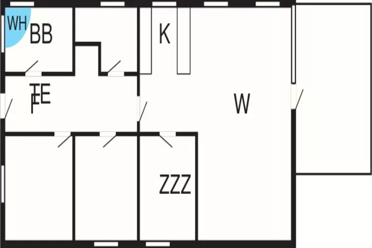 8 persoons vakantie huis in Ålbæk-Plattegrond