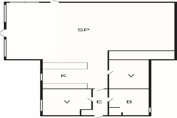 6 persoons vakantie huis in Grenaa-Plattegrond