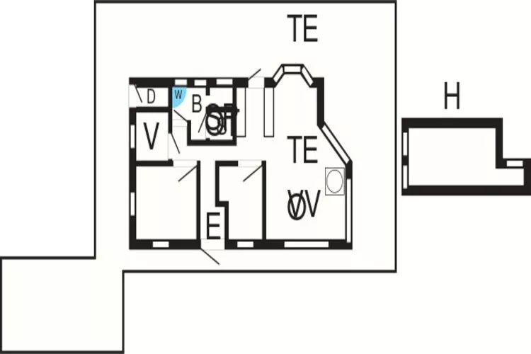 8 persoons vakantie huis in Ulfborg-Plattegrond