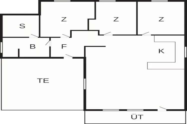 6 persoons vakantie huis in Rømø-Plattegrond