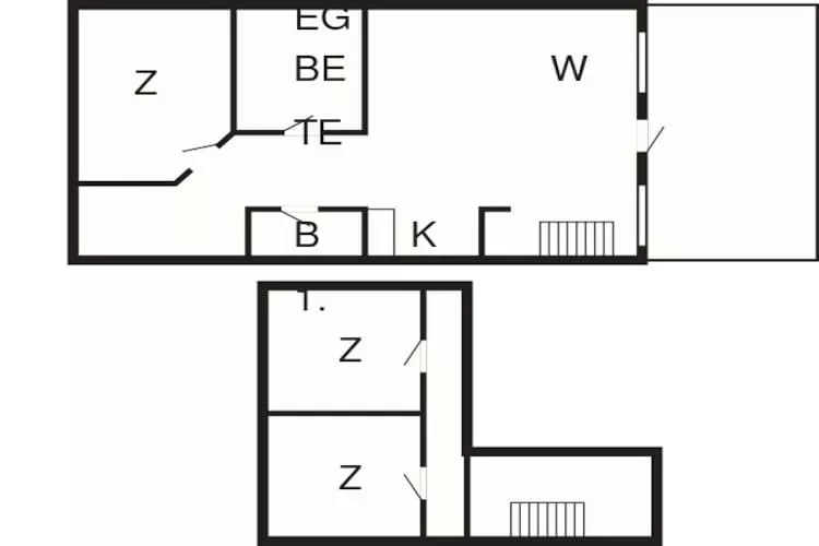 Kustsereniteit bij Tranum Beach-By Traum-Plattegrond