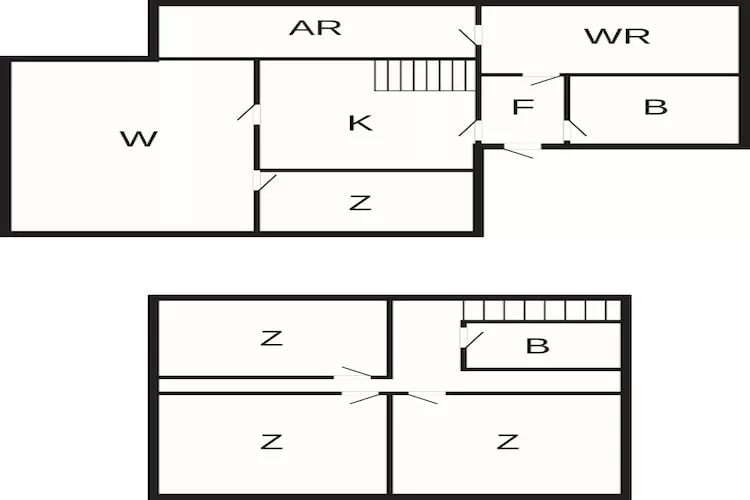 Kusttoevlucht in Thyboron-By Traum-Plattegrond