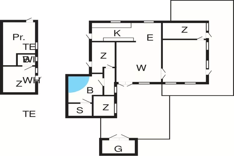 Kustsereniteit bij Hvidbjerg-By Traum-Plattegrond