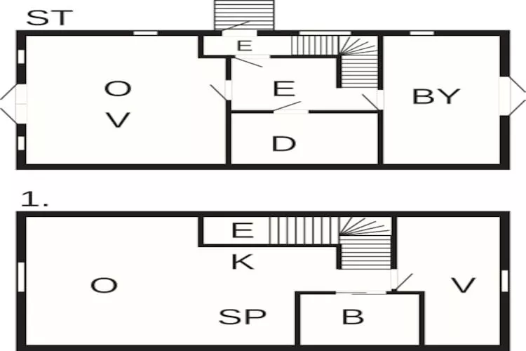 7 persoons vakantie huis in Bud-Plattegrond