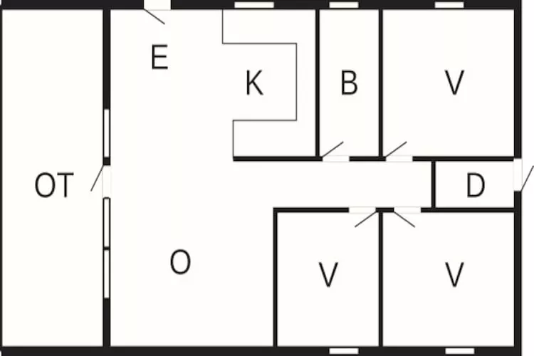 6 persoons vakantie huis in Ans By-Plattegrond