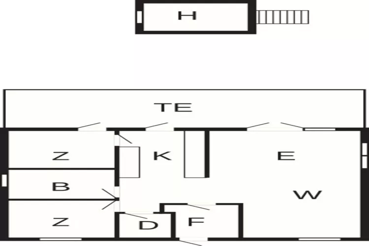 Kustsereniteit bij Skaven Strand-By Traum-Plattegrond