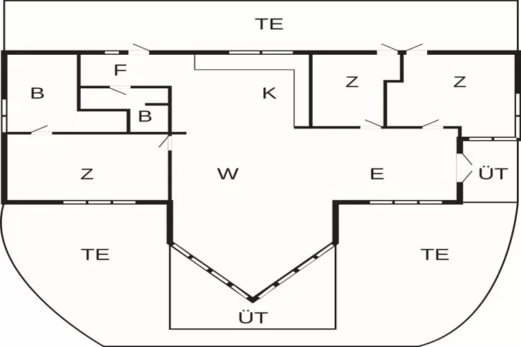 6 persoons vakantie huis in Ebeltoft-Plattegrond