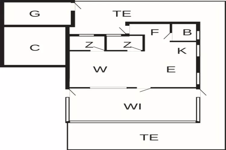 4 persoons vakantie huis in Haderslev-Plattegrond