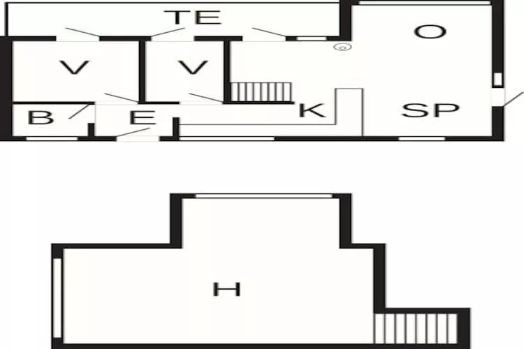 6 persoons vakantie huis in Roslev-Plattegrond