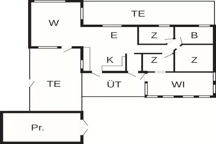 Gezellige Cottage-oase in Trend-By Traum-Plattegrond