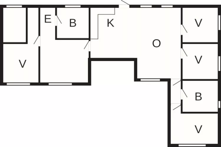 8 persoons vakantie huis in Løkken-Plattegrond