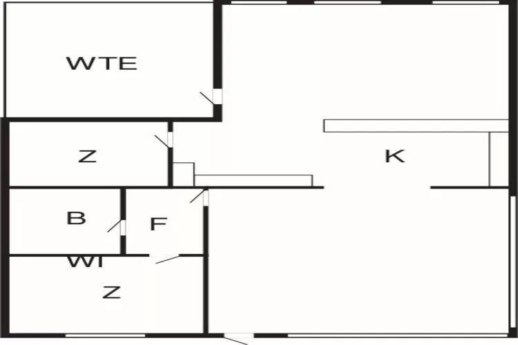 4 persoons vakantie huis in Hemmet-Plattegrond