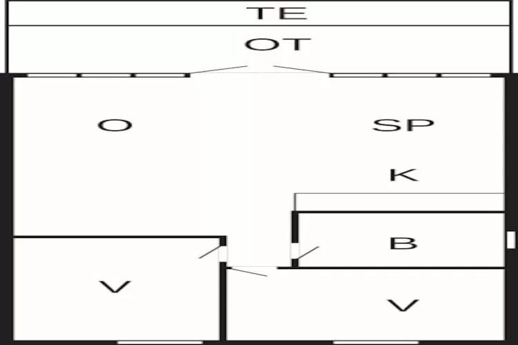 4 persoons vakantie huis in Hemmet-Plattegrond