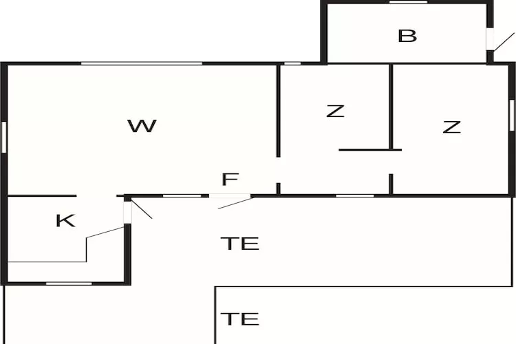4 persoons vakantie huis in Fjerritslev-Plattegrond