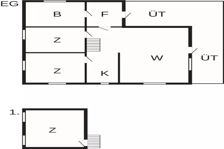 6 persoons vakantie huis in Brekke-Plattegrond