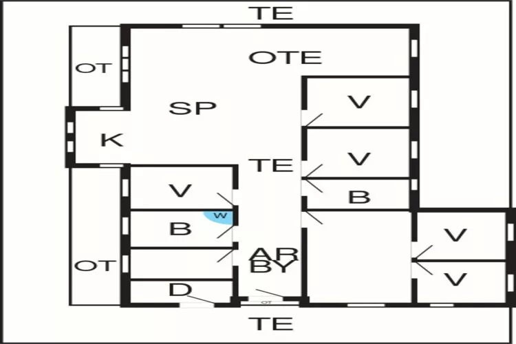 10 persoons vakantie huis in Løkken-Plattegrond
