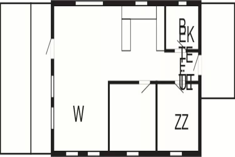 5 persoons vakantie huis in Hjørring-Plattegrond