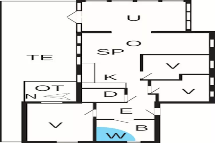 Rustig strandverblijf-By Traum-Plattegrond