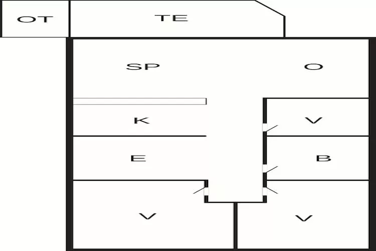 6 persoons vakantie huis in Fjerritslev-Plattegrond