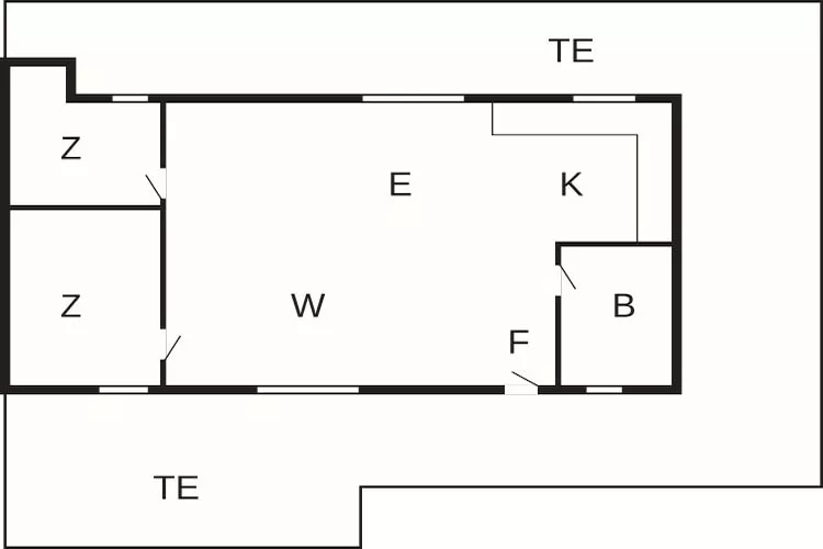 6 persoons vakantie huis in Skagen-Plattegrond