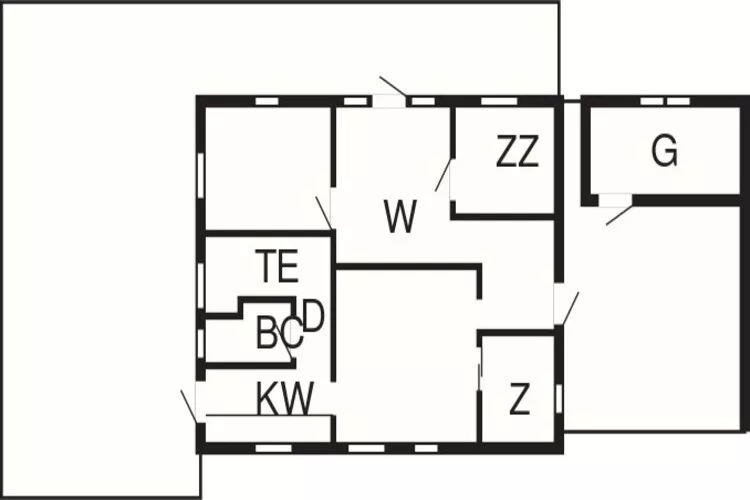 6 persoons vakantie huis in Karrebæksminde-Plattegrond