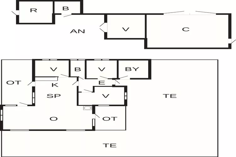 8 persoons vakantie huis in Gilleleje-Plattegrond