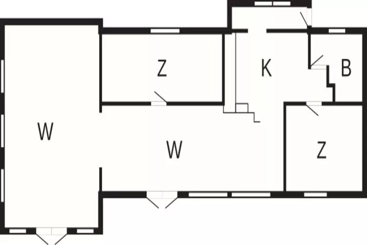 6 persoons vakantie huis in Ebeltoft-Plattegrond