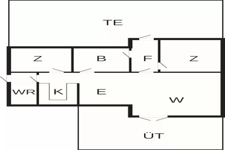 4 persoons vakantie huis in Egå-Plattegrond