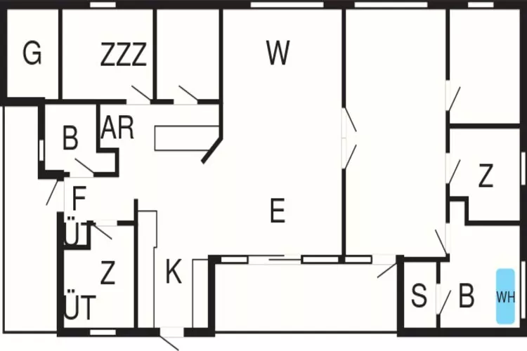10 persoons vakantie huis in Ebeltoft-Plattegrond