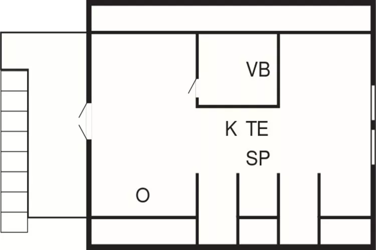 4 persoons vakantie huis in RIMBO-Plattegrond
