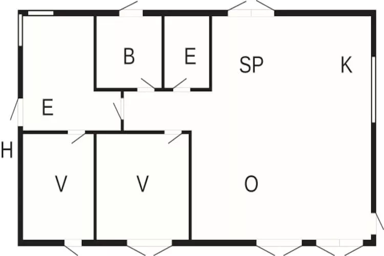 5 persoons vakantie huis in Frederikshavn-Plattegrond