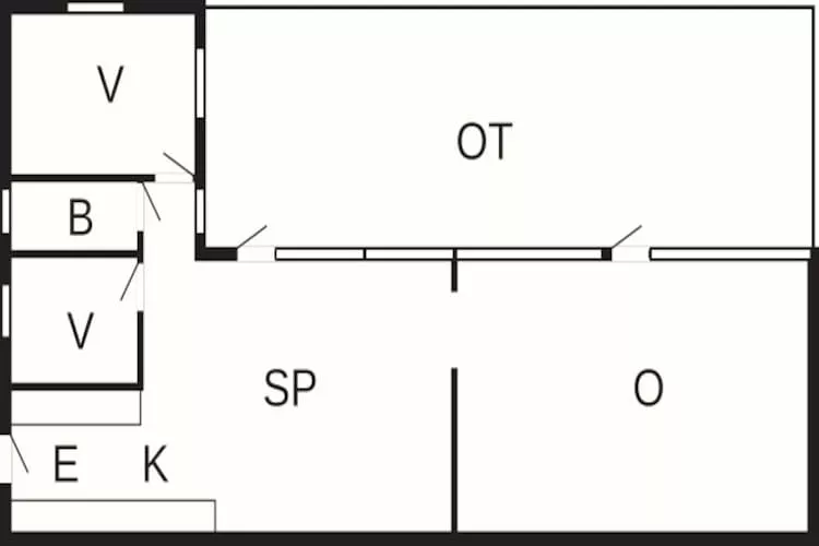 4 persoons vakantie huis in Jægerspris-Plattegrond