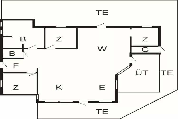 6 persoons vakantie huis in Nordborg-Plattegrond