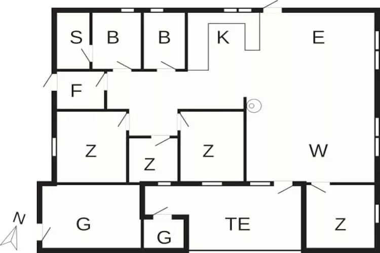 8 persoons vakantie huis in Ringkøbing-Plattegrond