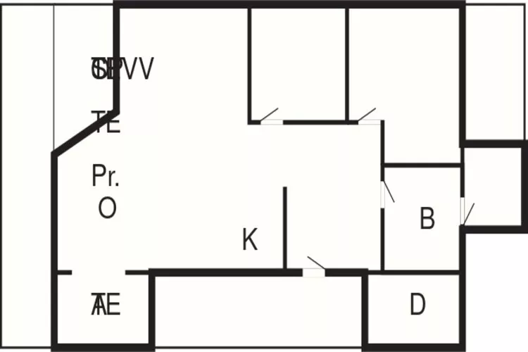 4 persoons vakantie huis in Hemmet-Plattegrond