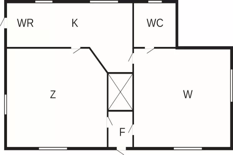 4 persoons vakantie huis in FURUBY-Plattegrond
