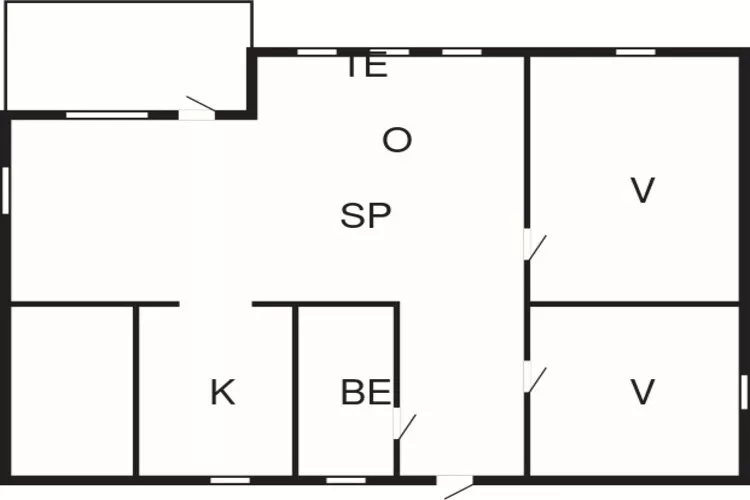 4 persoons vakantie huis in Heberg-Plattegrond