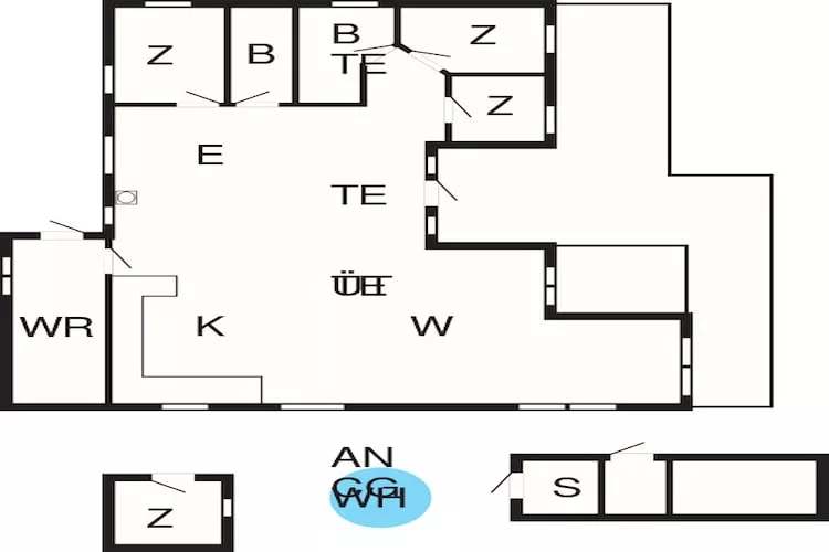 8 persoons vakantie huis in Hemmet-Plattegrond