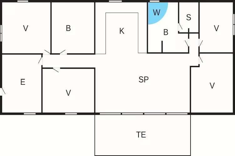 8 persoons vakantie huis in Glesborg-Plattegrond