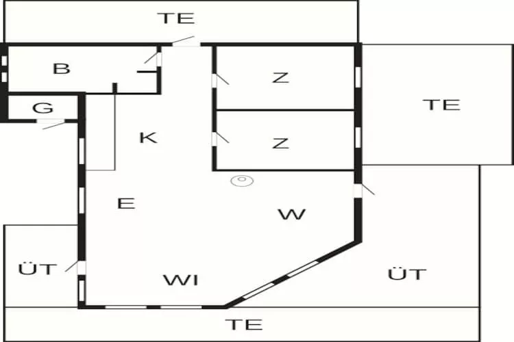 Ontsnapping aan zee met schommel-Plattegrond
