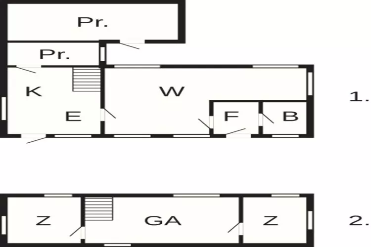 Kustparadijs in arsdale -- By Traum Ferienwohnungen-Plattegrond