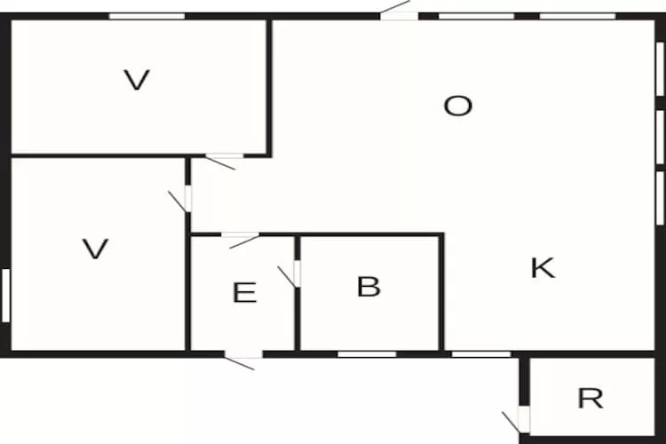 6 persoons vakantie huis in Roslev-By Traum-Plattegrond