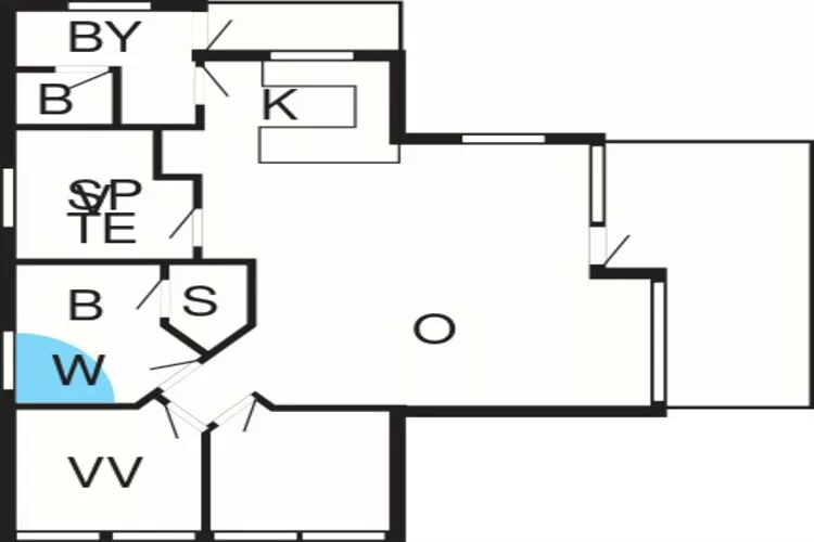 8 persoons vakantie huis in Otterup-Plattegrond