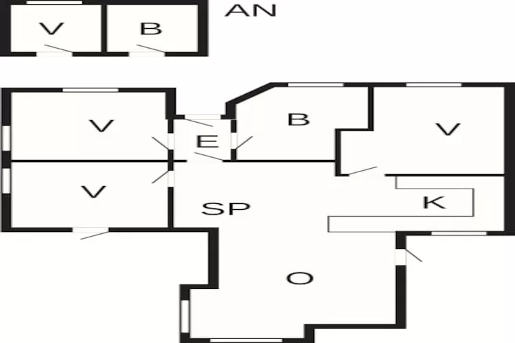 Kustparadijs met Schommel -- By Traum Ferienwohnungen-Plattegrond