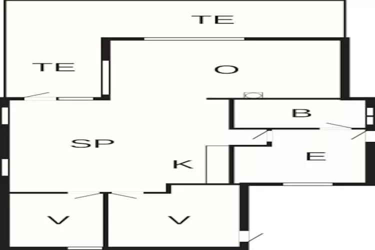 4 persoons vakantie huis in Børkop-By Traum-Plattegrond