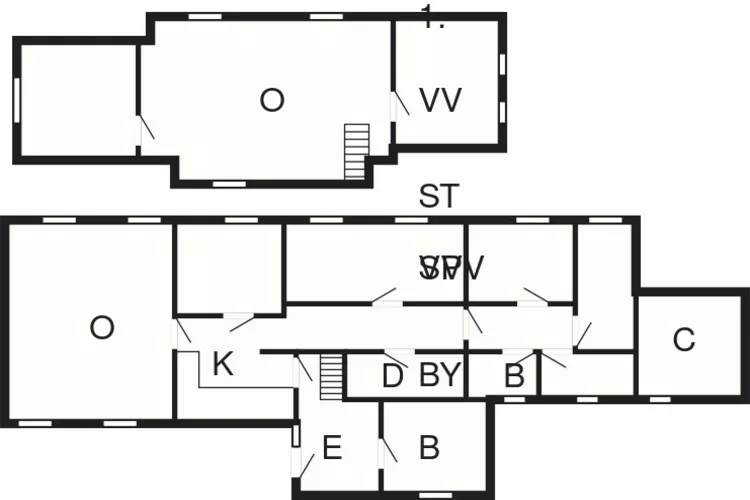 10 persoons vakantie huis in Karby-By Traum-Plattegrond