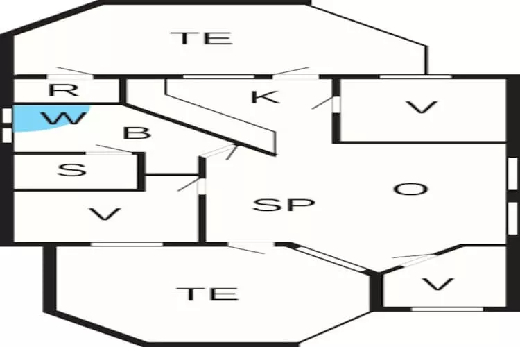 6 persoons vakantie huis in Børkop-By Traum-Plattegrond