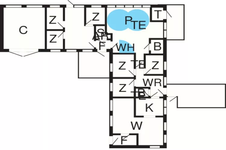 14 persoons vakantie huis in Ørsted-By Traum-Plattegrond